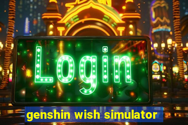 genshin wish simulator